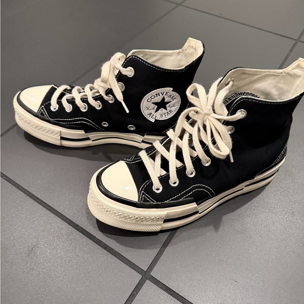 Converse Black and White High-Tops
